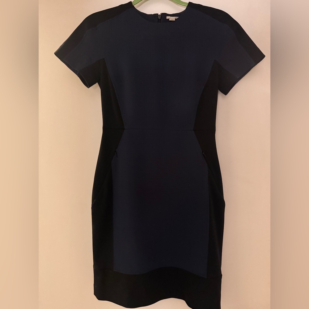 Halogen Black and Navy Mini Dress